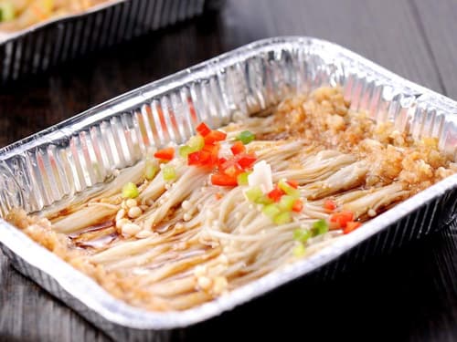 阿合奇锡纸烤金针菇